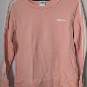 Adidas Women's Pink Crewneck Sweatshirt